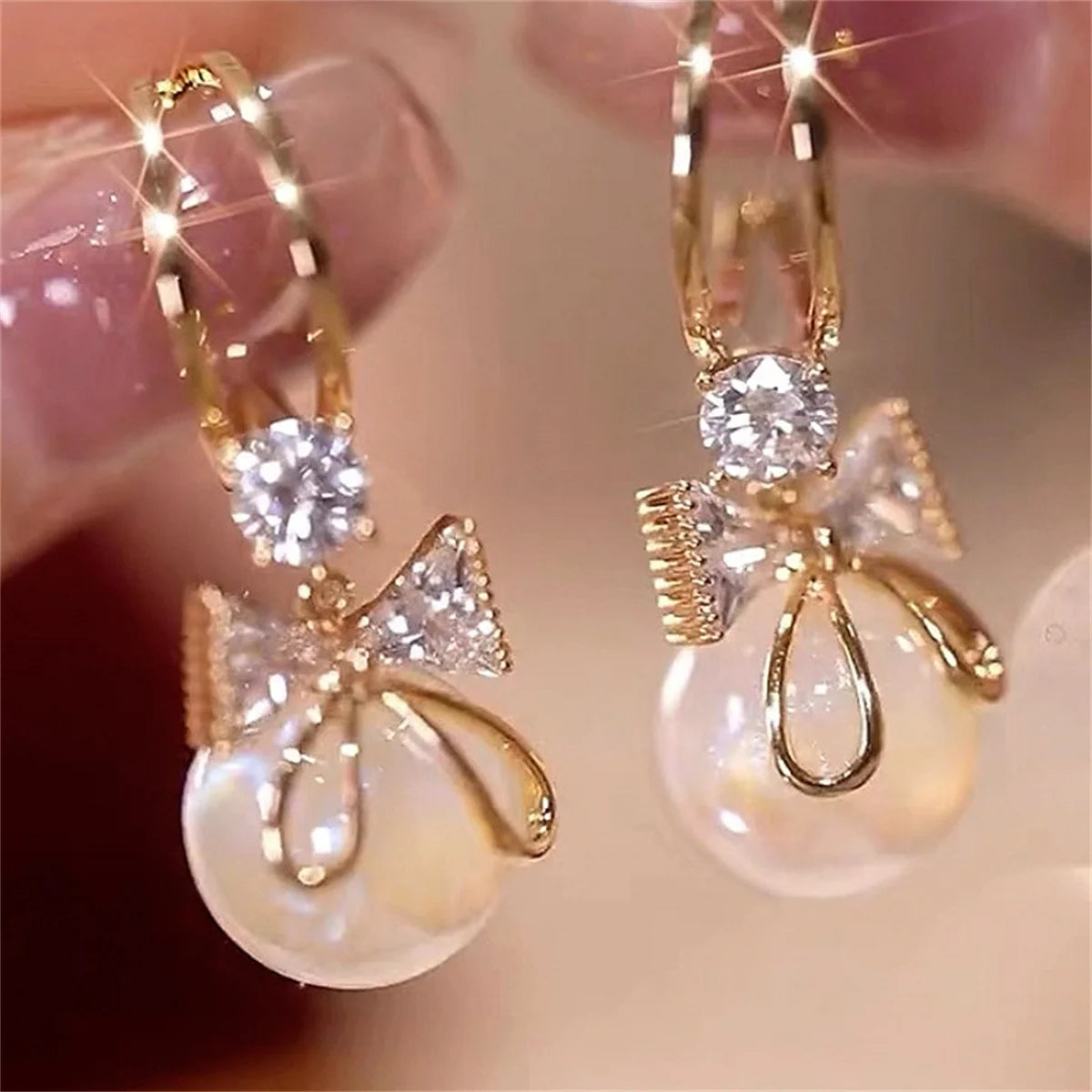Trendy Bow Earrings