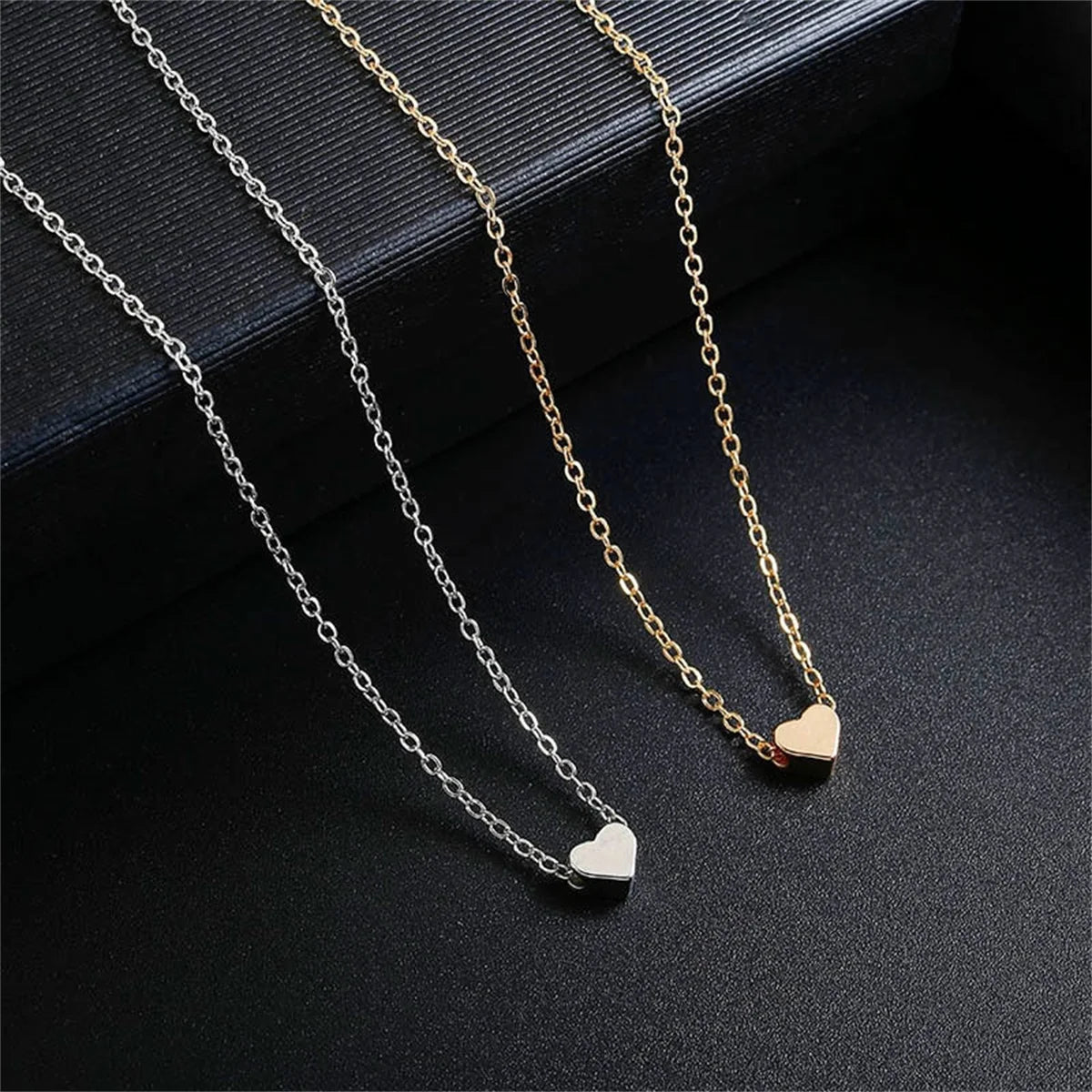 Gold & Silver Heart Pendant